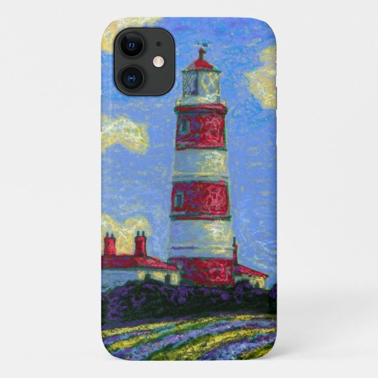 Vuurtoren en lavendervelden Case-Mate iPhone case (Achterkant)
