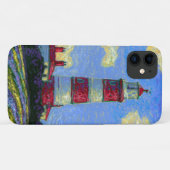 Vuurtoren en lavendervelden Case-Mate iPhone case (Achterkant (horizontaal))