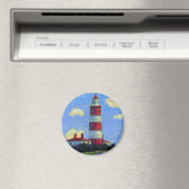 Vuurtoren en lavendervelden magneet (Insitu (Vaatwasser))