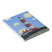 Vuurtoren en lavendervelden notitieblok (Schuin)