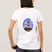 Vuurtoren en lavendervelden t-shirt (Achterkant)