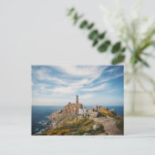 Vuurtoren en Museum | Cabo Vilan Galicia Spanje Briefkaart (Staand voorkant)