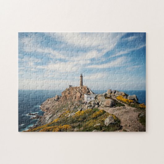 Vuurtoren en museum | Cabo Vilan Galicia Spanje Legpuzzel (Horizontaal)