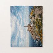 Vuurtoren en museum | Cabo Vilan Galicia Spanje Legpuzzel (Verticaal)
