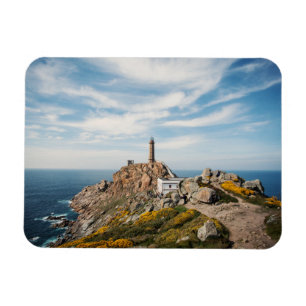 Vuurtoren en museum Cabo Vilan Galicia Spanje Magneet