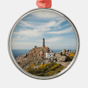 Vuurtoren en museum   Cabo Vilan Galicia Spanje Metalen Ornament