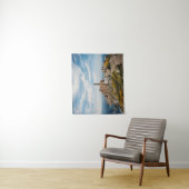 Vuurtoren en museum | Cabo Vilan Galicia Spanje Wandkleed (In situ)