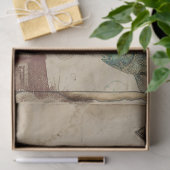 vuurtoren en ontkoppeling van vis tissuepapier (Geschenk)