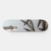 vuurtoren en palmen #1 #wall #art persoonlijk skateboard (Horizontaal)