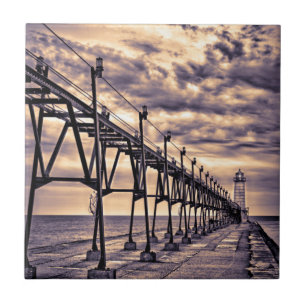 Vuurtoren en pier van Grand Haven, Grand Haven Tegeltje