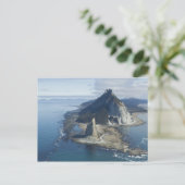 Vuurtoren en rots pinnacle bij Cape St. Elias Briefkaart (Staand voorkant)