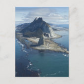 Vuurtoren en rots pinnacle bij Cape St. Elias Briefkaart (Voorkant)