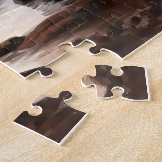 Vuurtoren en zeilboot in het vliegtuig legpuzzel (Zijkant)