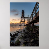 vuurtoren | Eversand-Oberfeue Duitsland Poster (Voorkant)