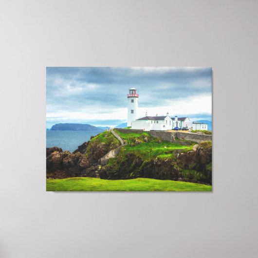 Vuurtoren Fanad Head Ingepakt Canvas | Ierland Afdruk (Voorkant)