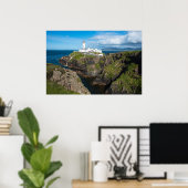 Vuurtoren Fanad Head Poster (Thuiskantoor)
