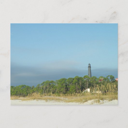 Vuurtoren Feestdagenkaart (Voorkant)