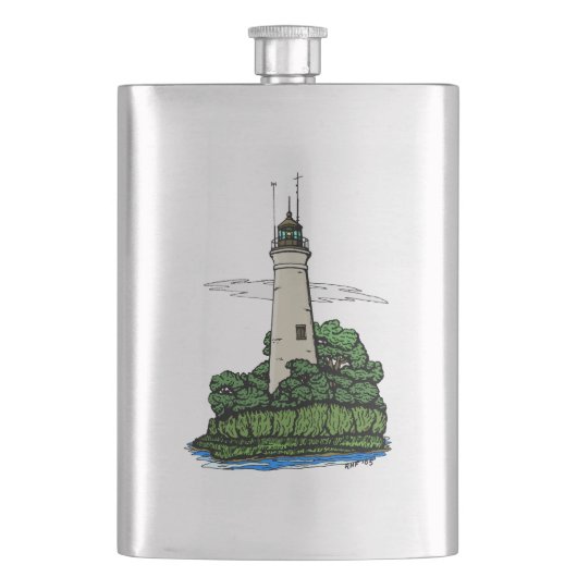 vuurtoren flacon (Voorkant)