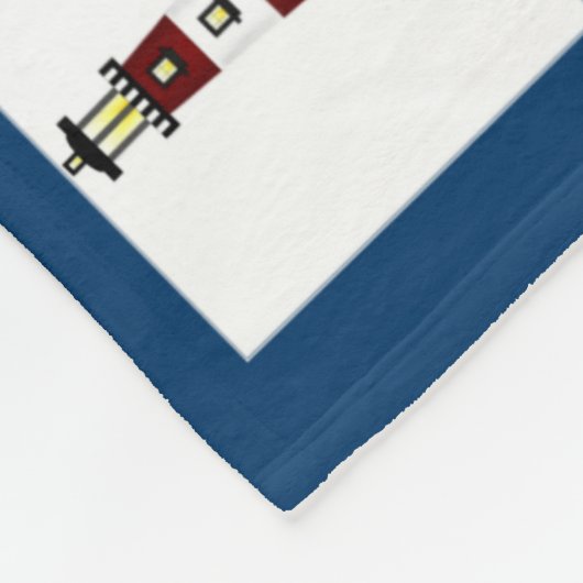 vuurtoren Fleece Blanket Deken (Hoek)