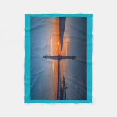 Vuurtoren Fleece Deken (Voorkant)