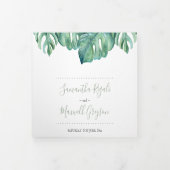 Vuurtoren Florida Weddenschap Drieluik Uitnodiging (Cover)