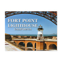 Vuurtoren Fort Point, Californische briefkaart