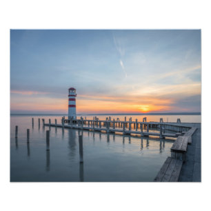 vuurtoren foto afdruk