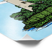 vuurtoren foto afdruk (Hoek)