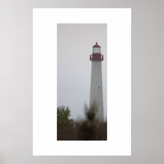 Vuurtoren Foto Poster (Voorkant)