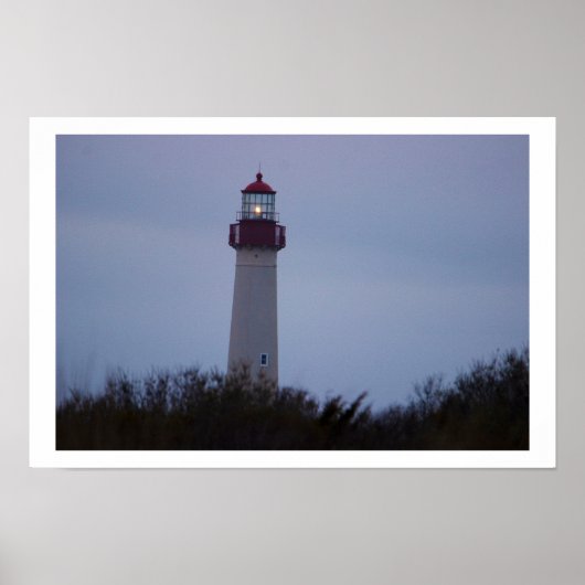 Vuurtoren Foto Poster (Voorkant)