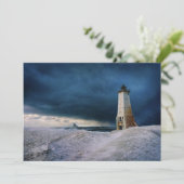 vuurtoren | Frankfort Lighthouse Lake Michigan Bedankkaart (Staand voorkant)