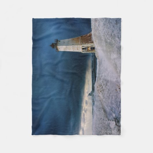 vuurtoren | Frankfort Lighthouse Lake Michigan Fleece Deken (Voorkant)