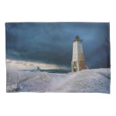 vuurtoren | Frankfort Lighthouse Lake Michigan Kussensloop (Voorkant)