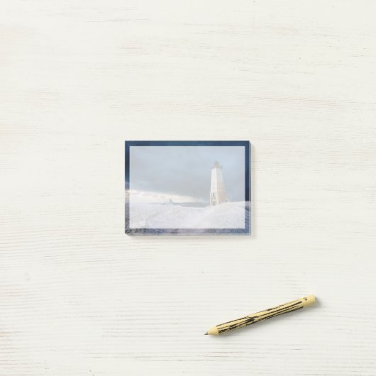 vuurtoren | Frankfort Lighthouse Lake Michigan Post-it® Notes (Op bureau)
