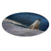 vuurtoren | Frankfort Lighthouse Lake Michigan Snijplank (Hoek)