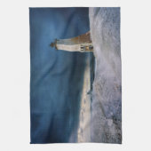 vuurtoren | Frankfort Lighthouse Lake Michigan Theedoek (Verticaal)