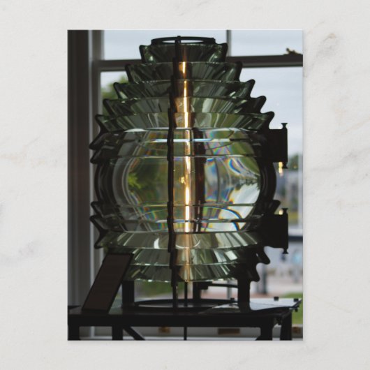 Vuurtoren Fresnel Lens Briefkaart (Voorkant)