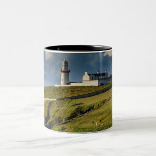 Vuurtoren Galley Head, County Cork Ierland Tweekleurige Koffiemok