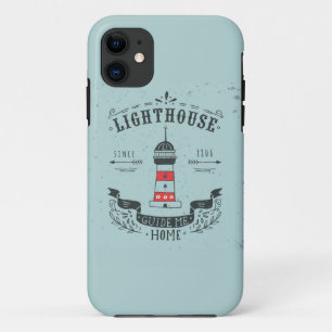 vuurtoren Gids voor thuis Poster Case-Mate iPhone Case