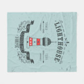 vuurtoren Gids voor thuis Poster Fleece Deken (Voorkant (Horizontaal))