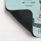 vuurtoren Gids voor thuis Poster Muismat (Hoek)