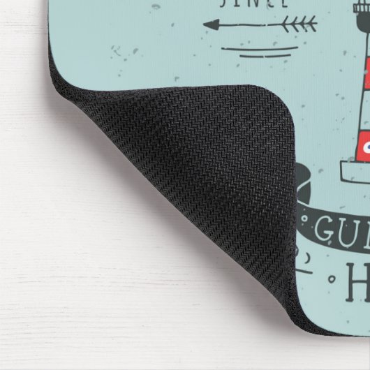 vuurtoren Gids voor thuis Poster Muismat (Hoek)