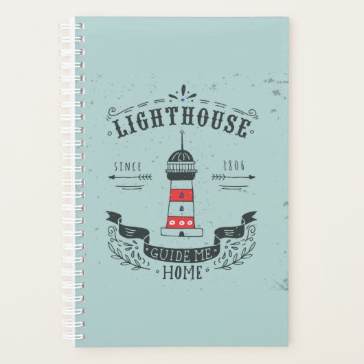 vuurtoren Gids voor thuis Poster Planner (Voorkant)