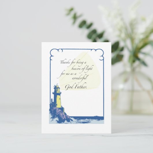 Vuurtoren God Vader, Vaderdag Briefkaart (Staand voorkant)
