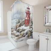 Vuurtoren — Gordijn (In situ)