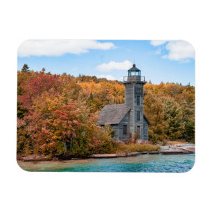 vuurtoren   Grand Island East Channel Light Magneet
