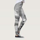 vuurtoren grijs zwarte wolken zeebaars leggings (Rechts)