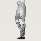 vuurtoren grijs zwarte wolken zeebaars leggings (Links)