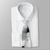 vuurtoren grijs zwarte wolken zeebaars stropdas (Gebonden)