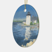 Vuurtoren Grindle Point Keramisch Ornament (Links)